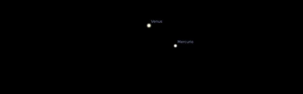 Conjunción Venus-Mercurio