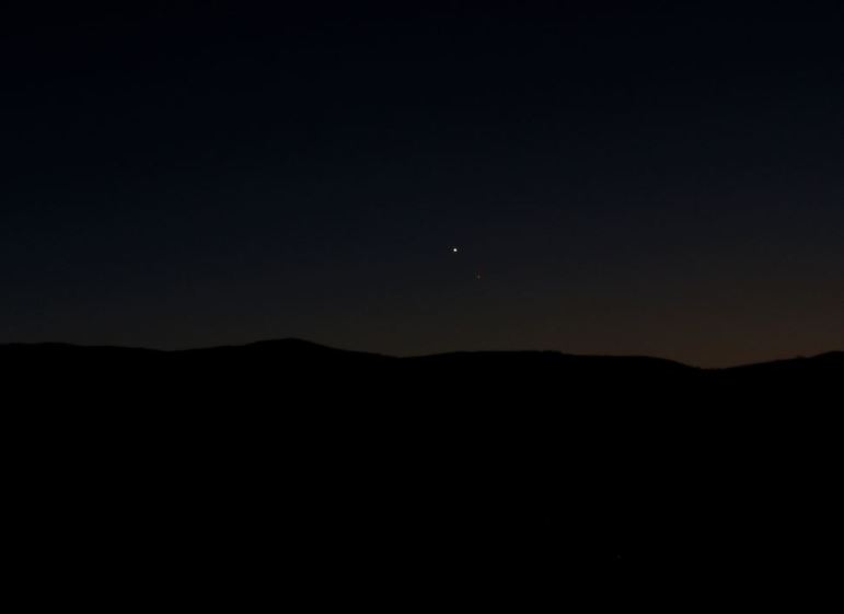 Conjunción Venus Mercurio