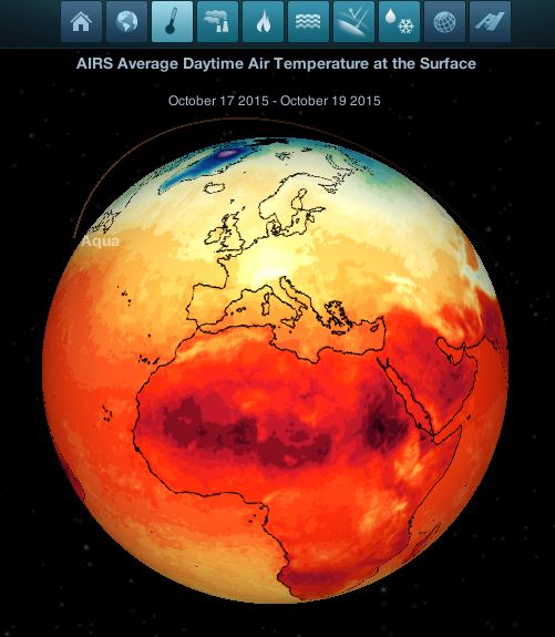 ¿A qué temperatura están los planetas del sistema&nbsp;solar?