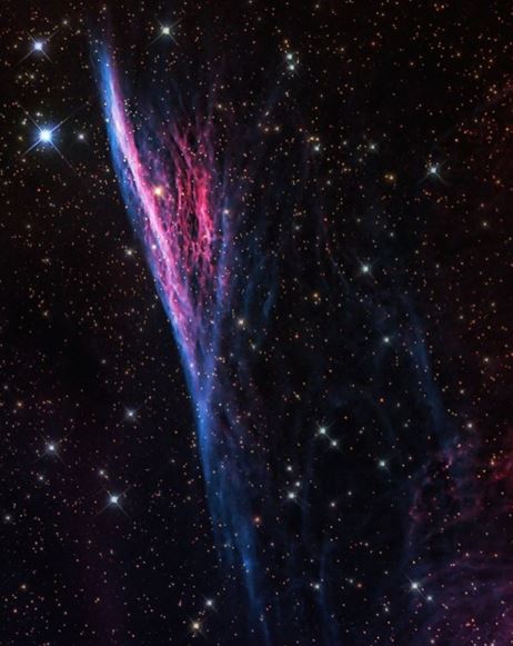 pencil nebula hubble