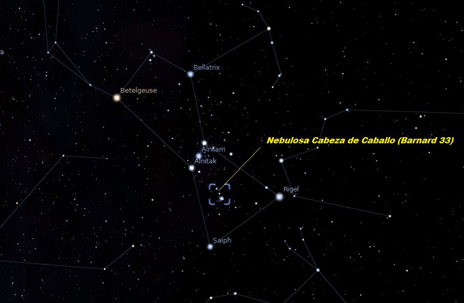 nebulosa cabeza de caballo