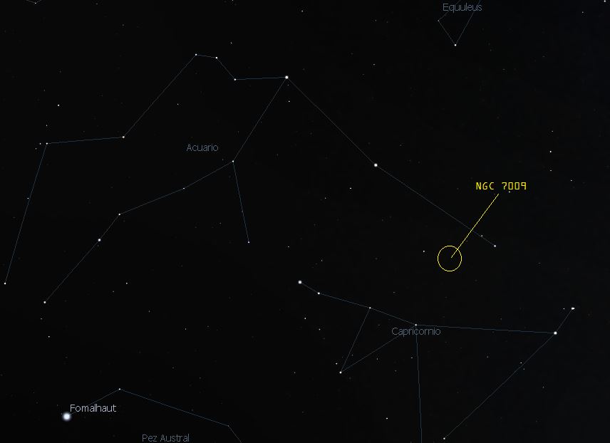 ngc7009 en el cielo