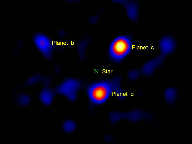 HR 8799: La estrella misteriosa con un sistema planetario extraordinario