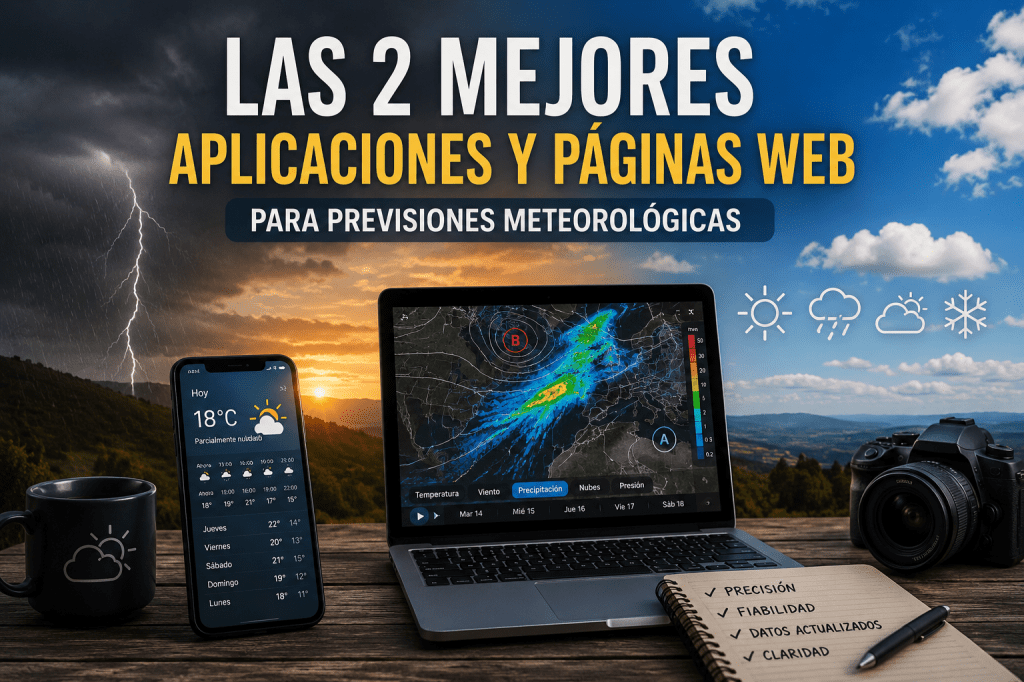 Las mejores aplicaciones para saber el&nbsp;tiempo